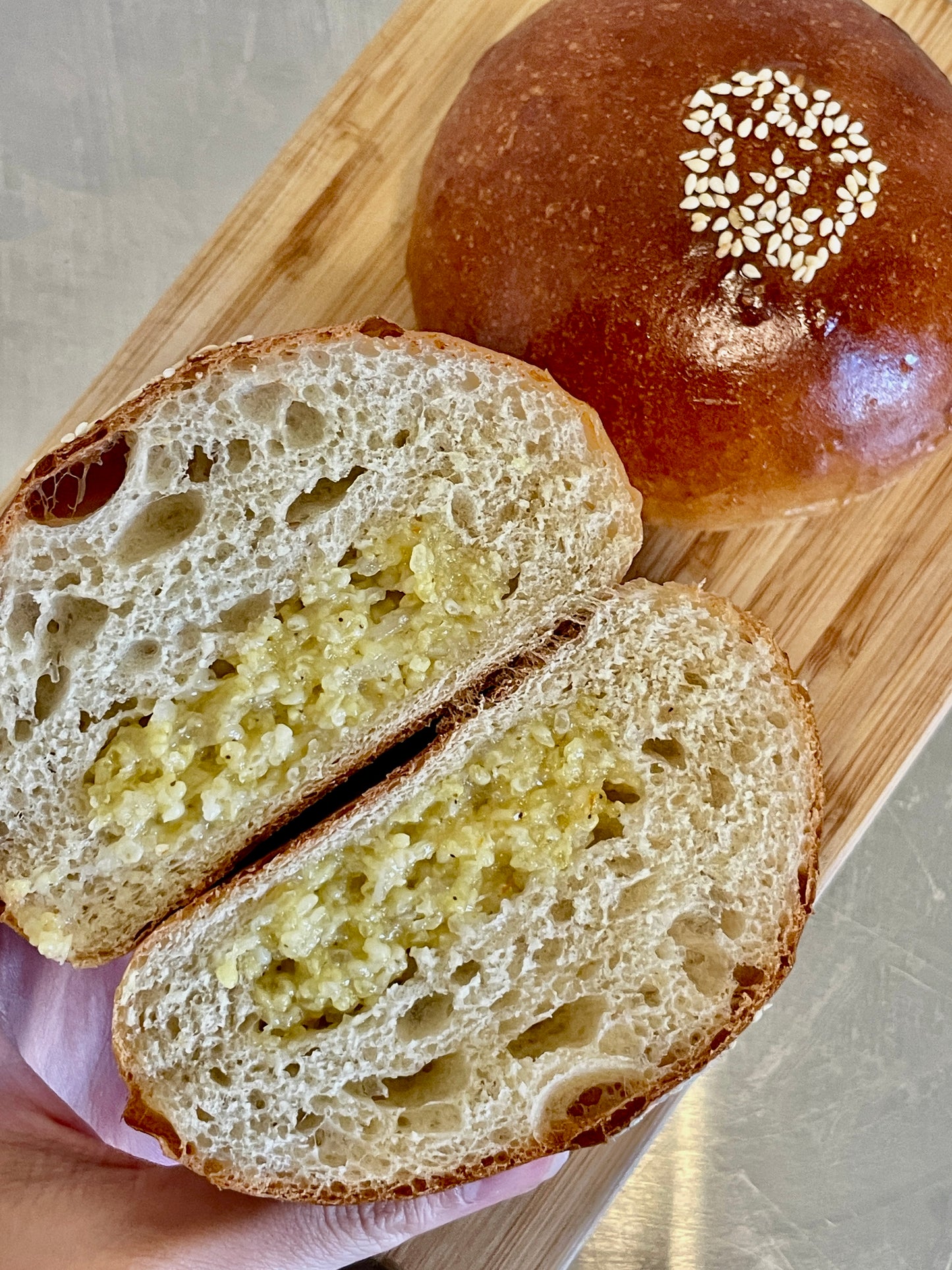 橙香黄米包 Orange-scented Millet Bun