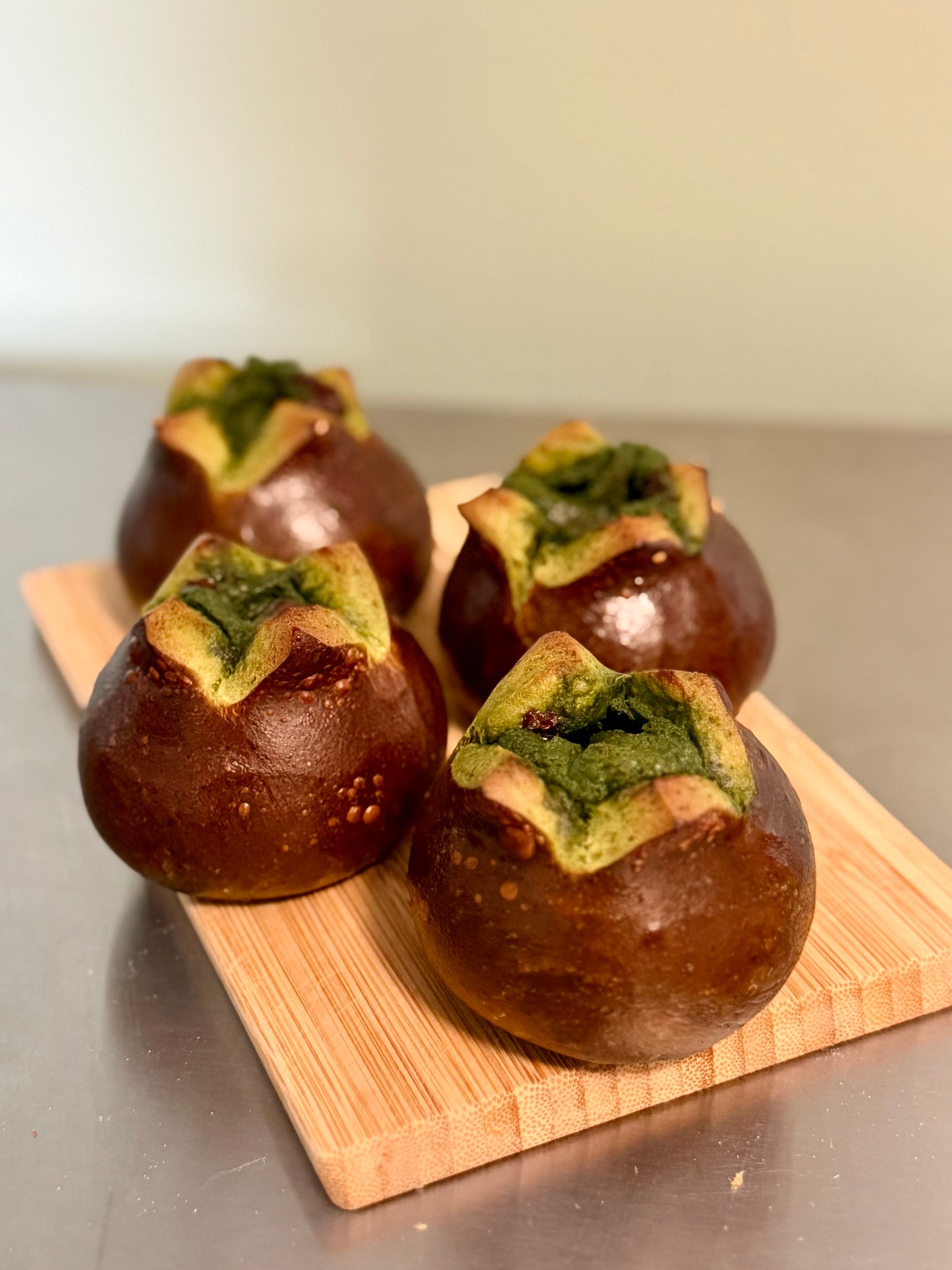 抹茶黑巧碱水球 Matcha & Chocolate Pretzel Ball