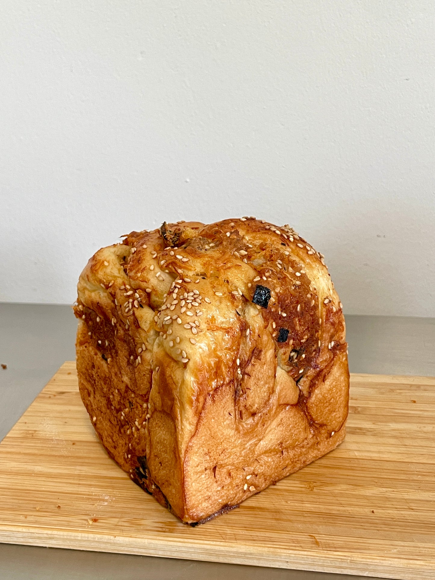 香葱肉松吐司 Seaweed Pork Floss & Scallion Loaf