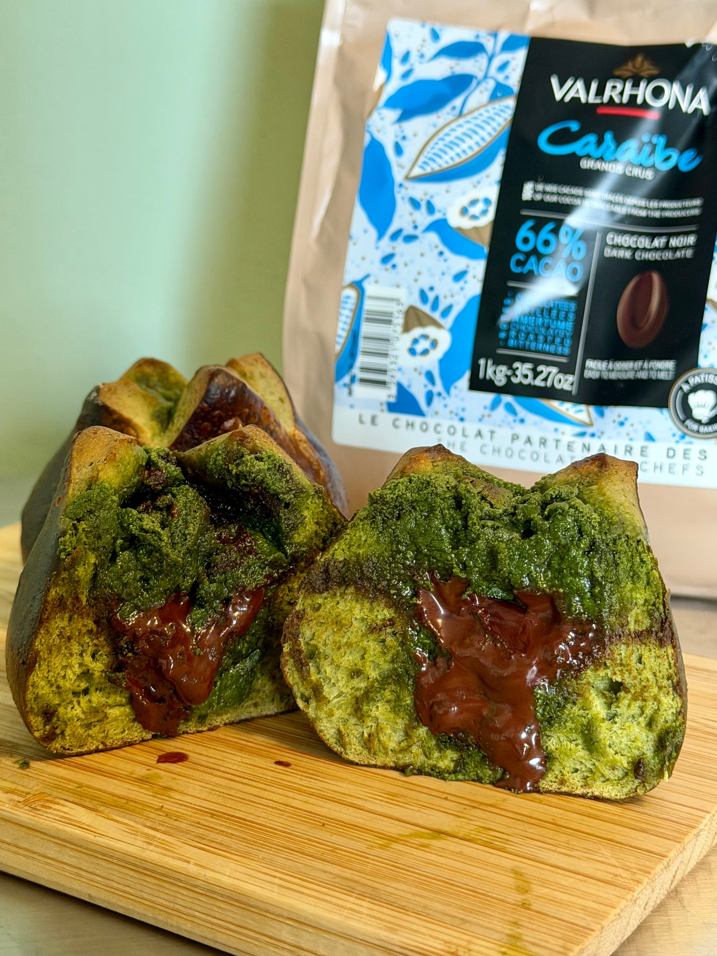 抹茶黑巧碱水球 Matcha & Chocolate Pretzel Ball