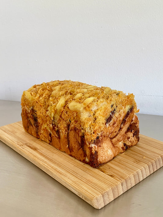 红豆松松吐司 Red Bean & Pork Floss Loaf