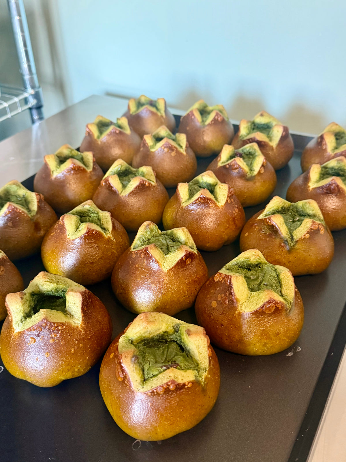 抹茶黑巧碱水球 Matcha & Chocolate Pretzel Ball