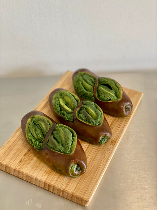 抹茶奶酥碱水 Matcha Butter Cream Pretzel